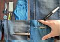 Как модно порезать джинсы: инструкции и модные идеи Как дома порвать джинсы
